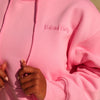 Embroidered Hoodie - Powder Puff