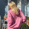 Embroidered Hoodie - Powder Puff