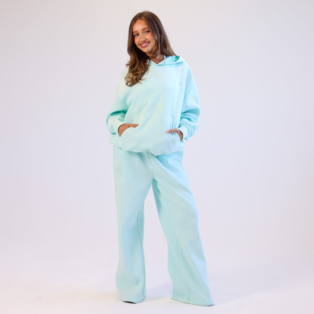 Embroidered Hoodie - Jelly Mint