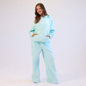 Embroidered Hoodie - Jelly Mint