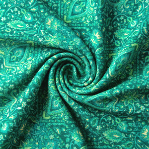 Soft Knot Halter One Piece - Emerald Aura