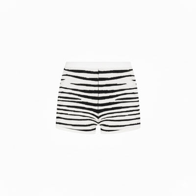Essential Knit Micro Short - Savanna Stripe