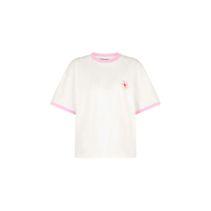 Boyfriend Bind Tee - Hibiscus Paradise