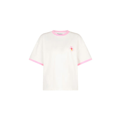 Boyfriend Bind Tee - Hibiscus Paradise