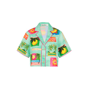 Short Sleeve Summer Shirt - Ocean Honey