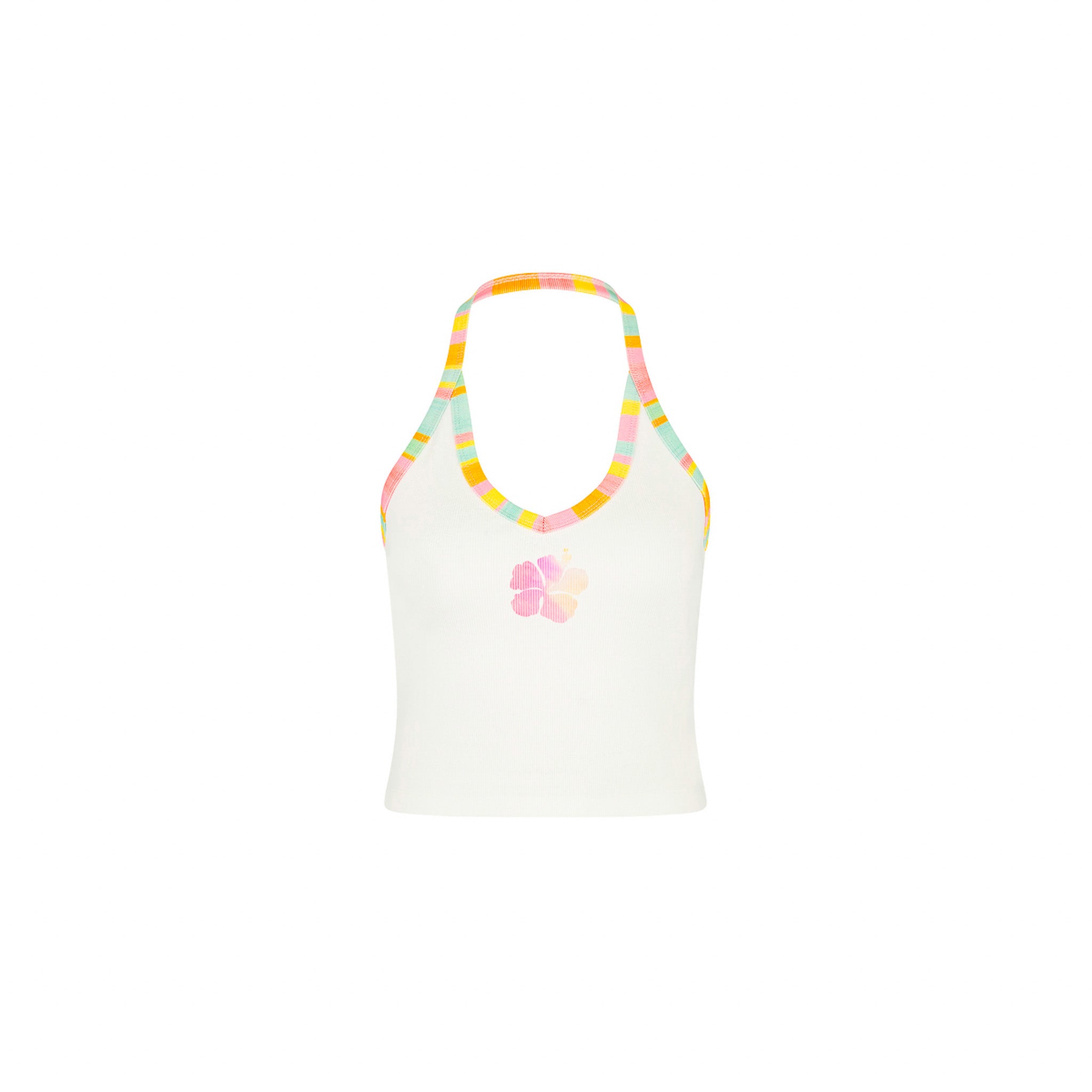 Printed Dip Halter Tank - Summer Sundae –Kulani Kinis