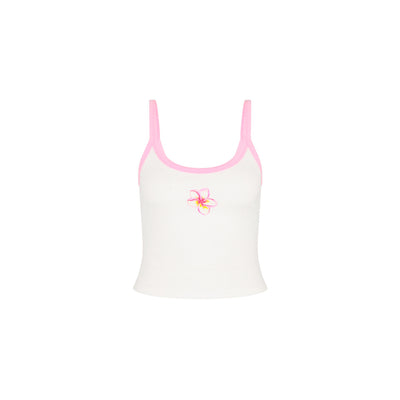 Scoop Printed Tank - Hibiscus Paradise