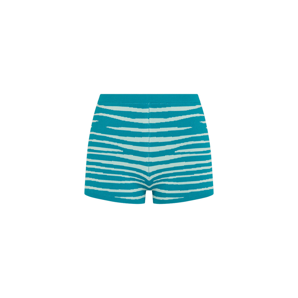 Essential Knit Micro Short - Stripe Hype
