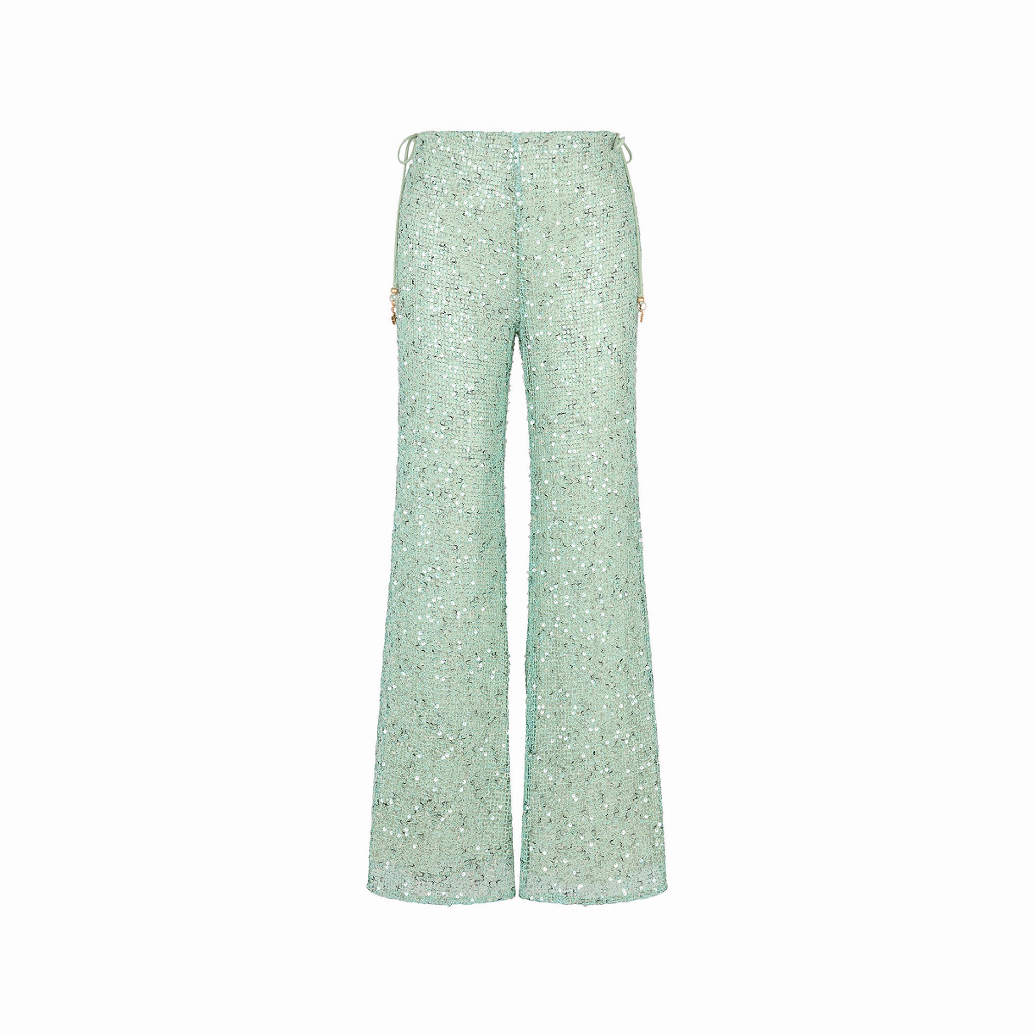 Flare Tie Side Pants - Sea Spritz –Kulani Kinis