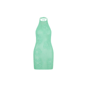 Summer Knit Mini Dress - Crystal Tides