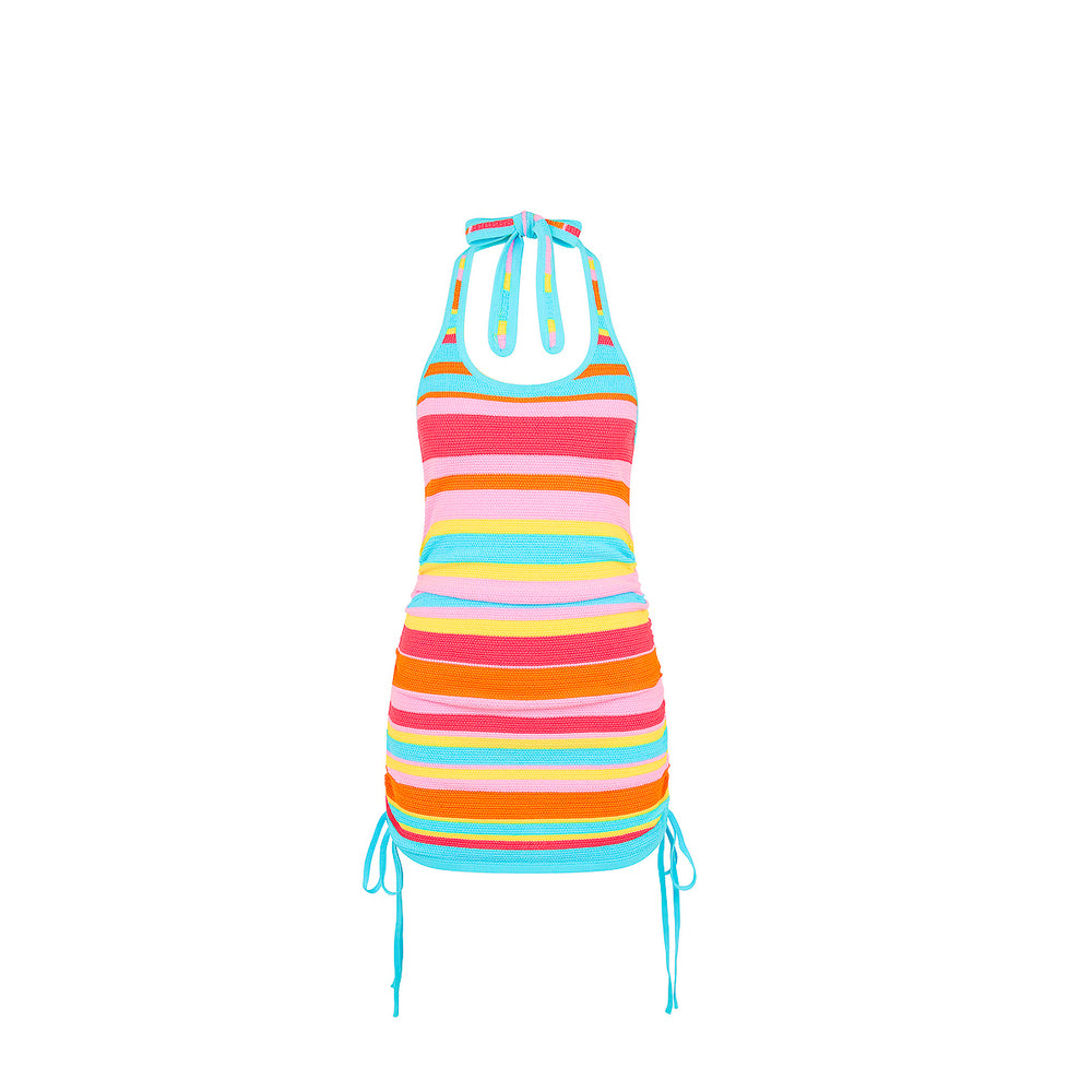 nini knit halter dress NILI Lotan Eddie S Sweater Dress in Ivory