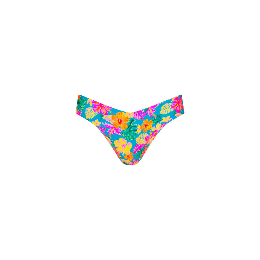 Cheeky V Bikini Bottom - Paradise Pop