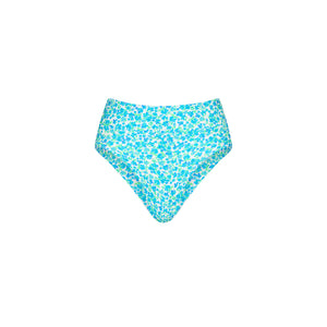 High Hip Cheeky Bikini Bottom - Ocean Aura