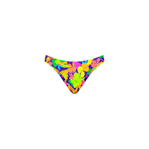Minimal Full Coverage Bikini Bottom - Neon Sunset