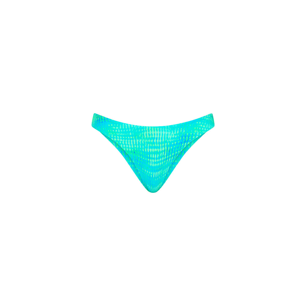 Minimal Full Coverage Bikini Bottom - Summer Seas