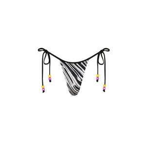 Micro Thong Tie Side Bikini Bottom - Wild Honey