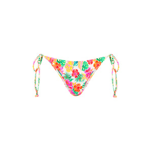 Full Coverage Tie Bikini Bottom - Island Escape