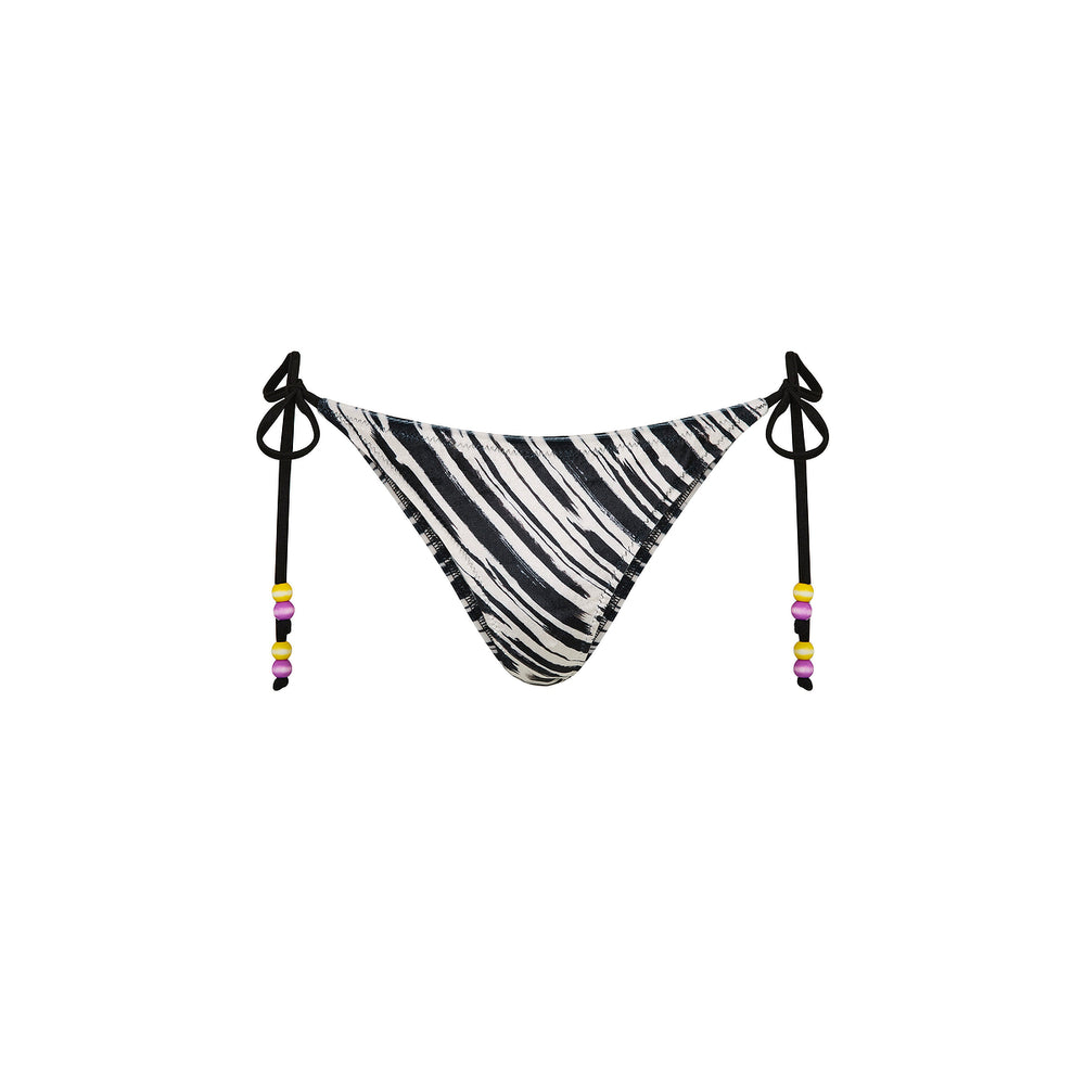 Full Coverage Tie Bikini Bottom - Wild Honey