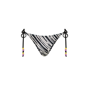 Full Coverage Tie Bikini Bottom - Wild Honey