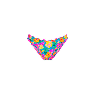 Lettuce Edge Full Coverage Bikini Bottom - Paradise Pop
