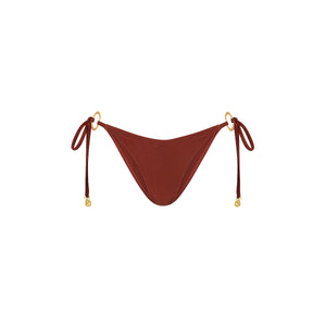 Ring Cheeky Tie Bikini Bottom - Cinnamon Sugar