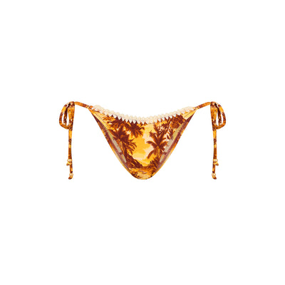 Crochet Dipped Cheeky Tie Bikini Bottom - Vintage Vacay