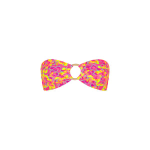 Strapless Bandeau Bikini Top - Sun Pop