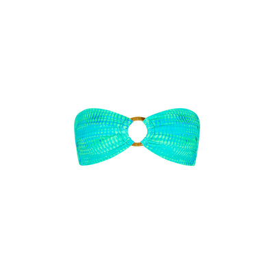 Strapless Bandeau Bikini Top - Summer Seas