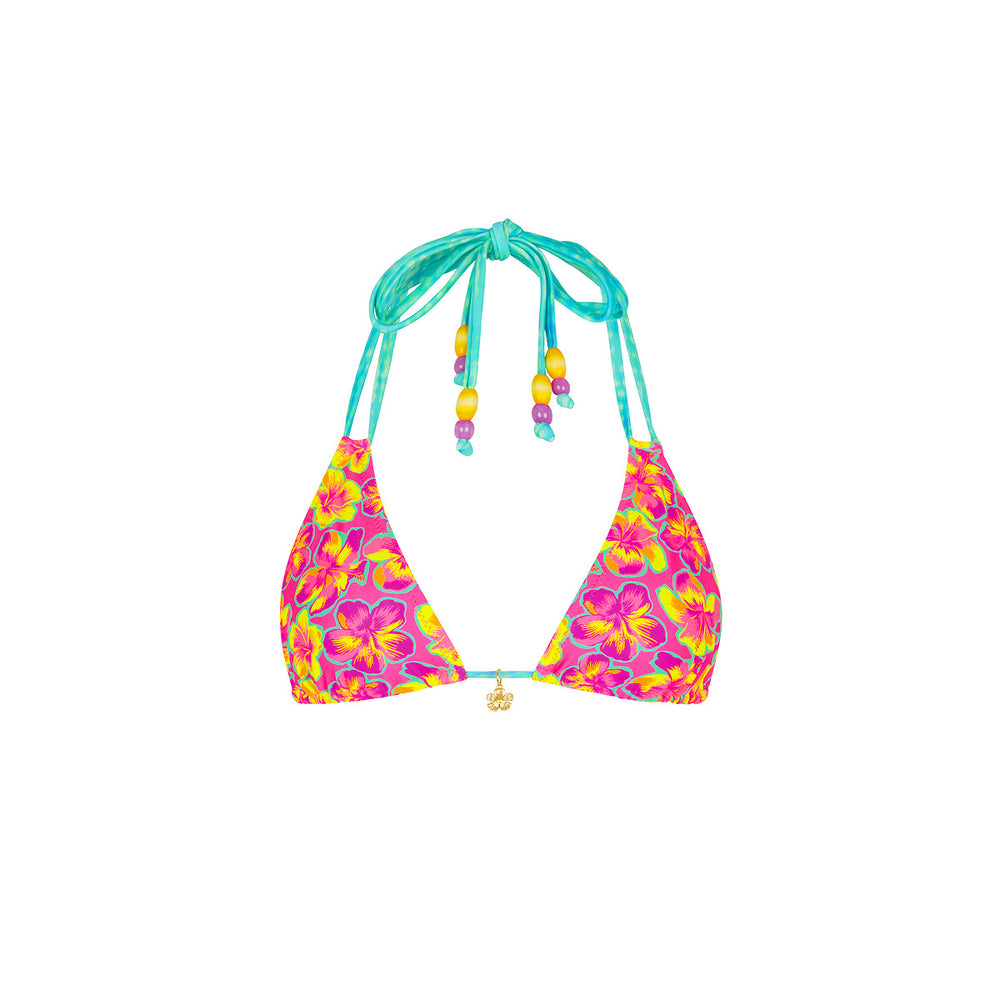 Halter Bralette Bikini Top - Sun Pop