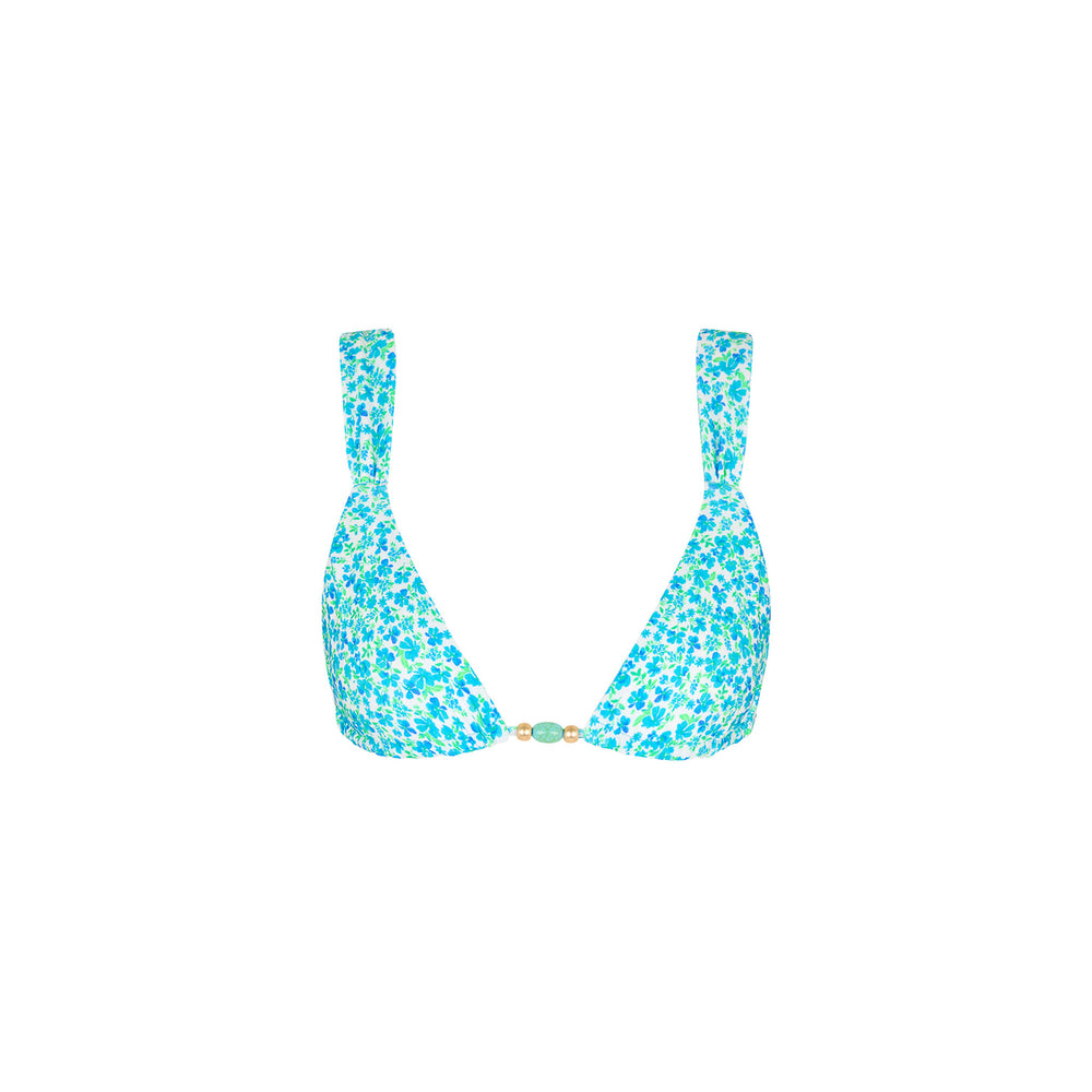 Slide Bralette Bikini Top - Ocean Aura