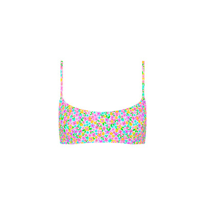 Invisible Underwire Crop Bikini Top - Field Trip