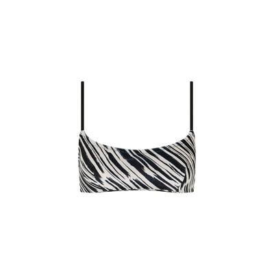Invisible Underwire Crop Bikini Top - Wild Honey