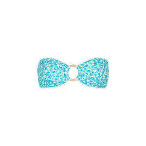 Decorative Strapless Bikini Top - Ocean Aura