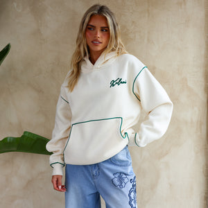 Graphic Hoodie - Vanilla Bean