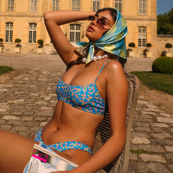 Invisible Underwire Crop Bikini Top - La Belle