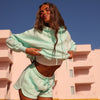 Embroidered Hoodie - Jelly Mint