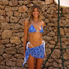 Lettuce Edge Bralette Bikini Top - Surfside