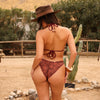 Lettuce Edge Full Coverage Bikini Bottom - Wild Rose