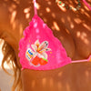 Lettuce Edge Bralette Bikini Top - Tropical Haven