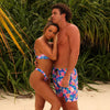 Men's Swim Trunks - Electric Palms