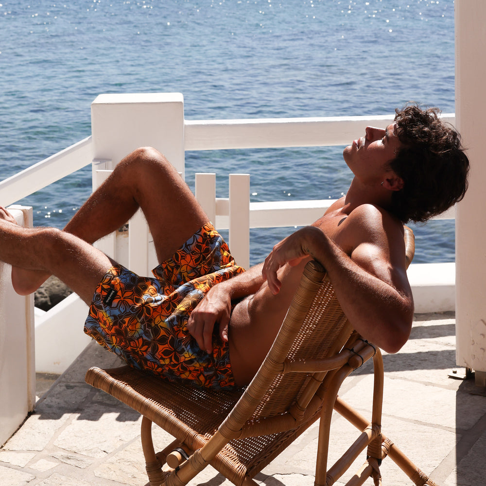 Men's Swim Trunks - Frangipani Fizz