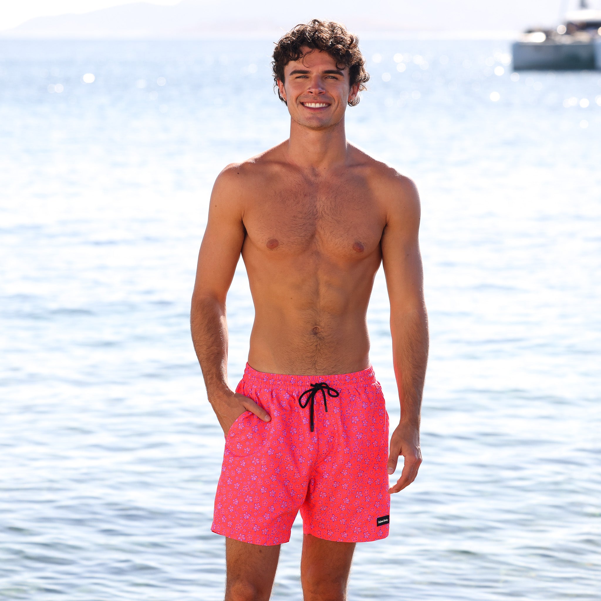 Men's Swim Trunks - Kiss Me –Kulani Kinis