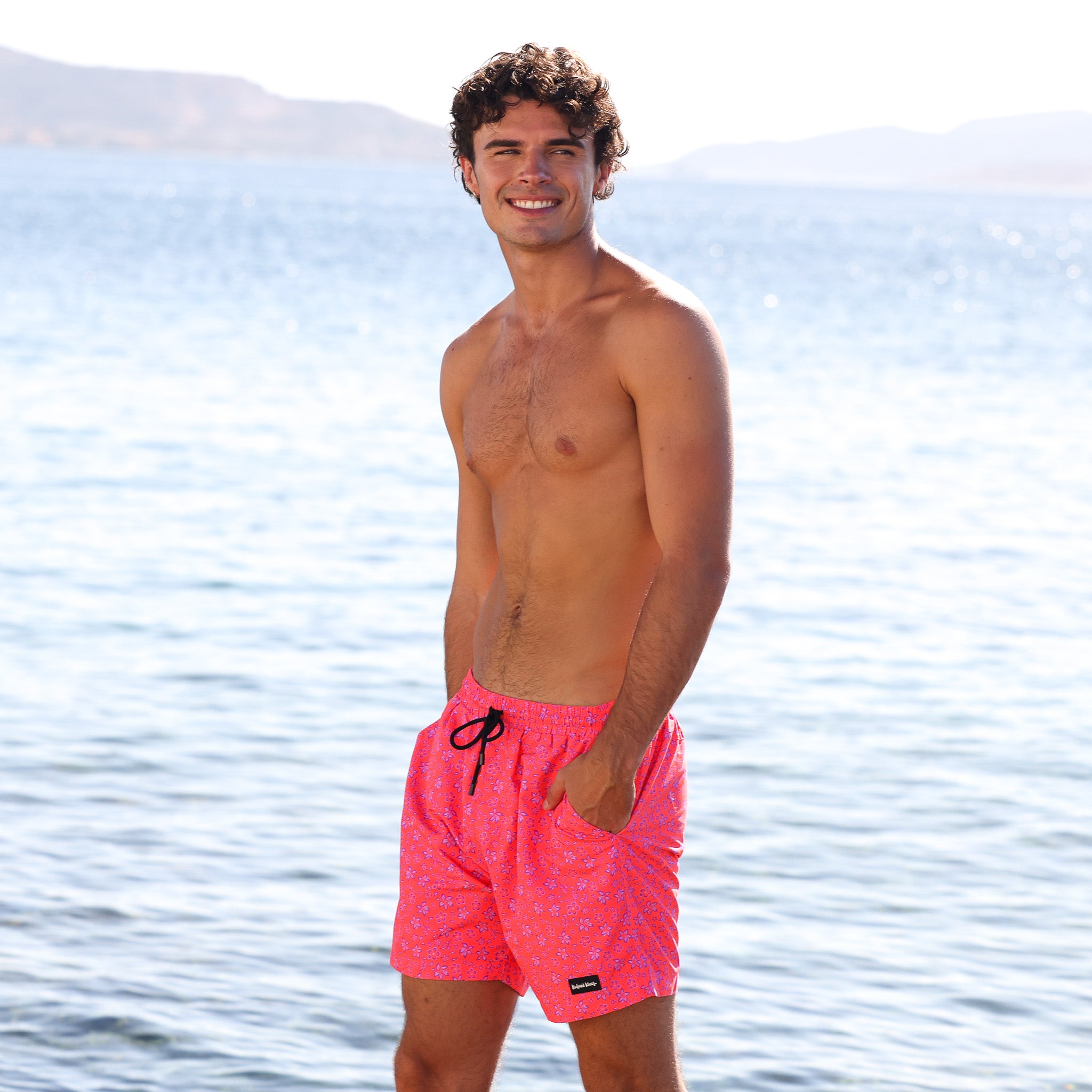 Men's Swim Trunks - Kiss Me –Kulani Kinis