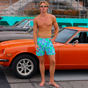 Men's Swim Trunks - Monaco Whispers