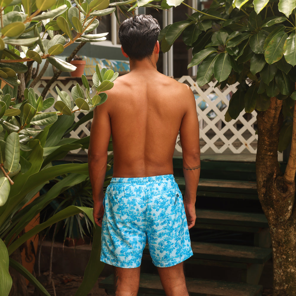 Men's Swim Trunks - Ocean Paradise