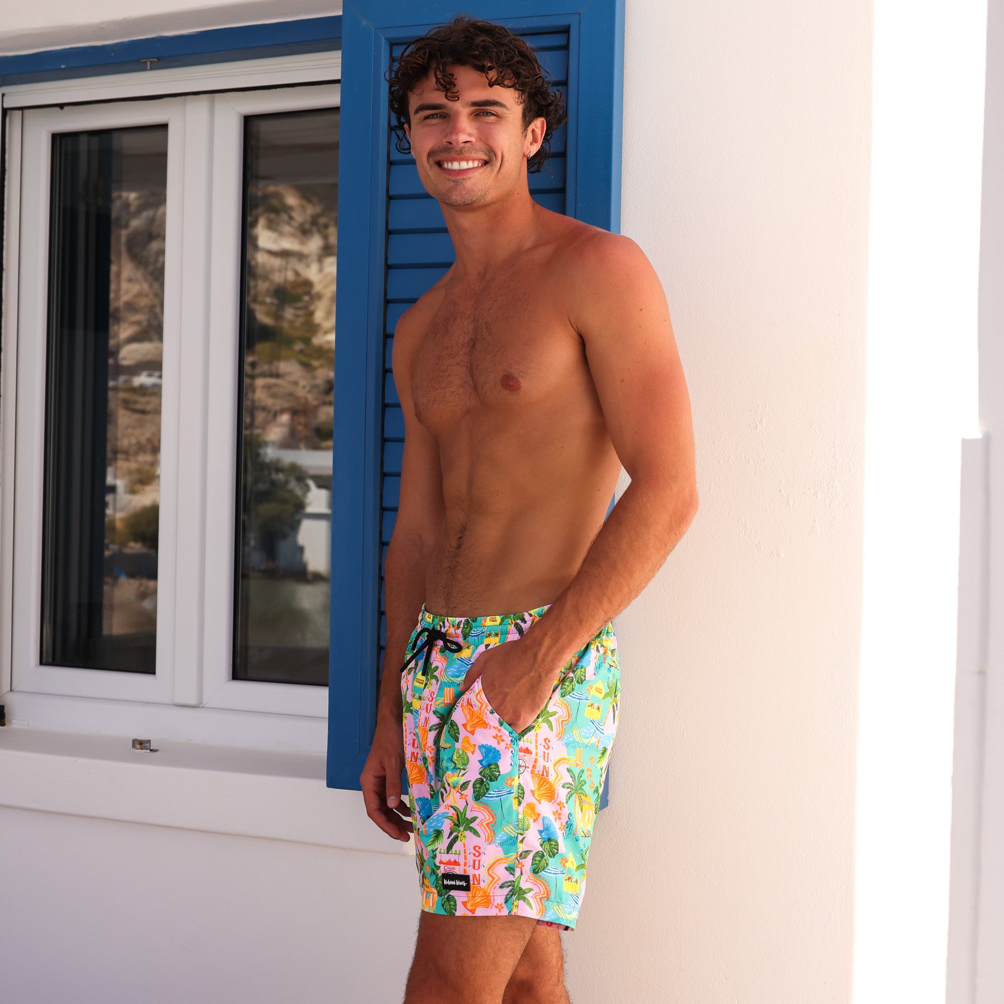 Men's Swim Trunks - Sunlit Spritz –Kulani Kinis