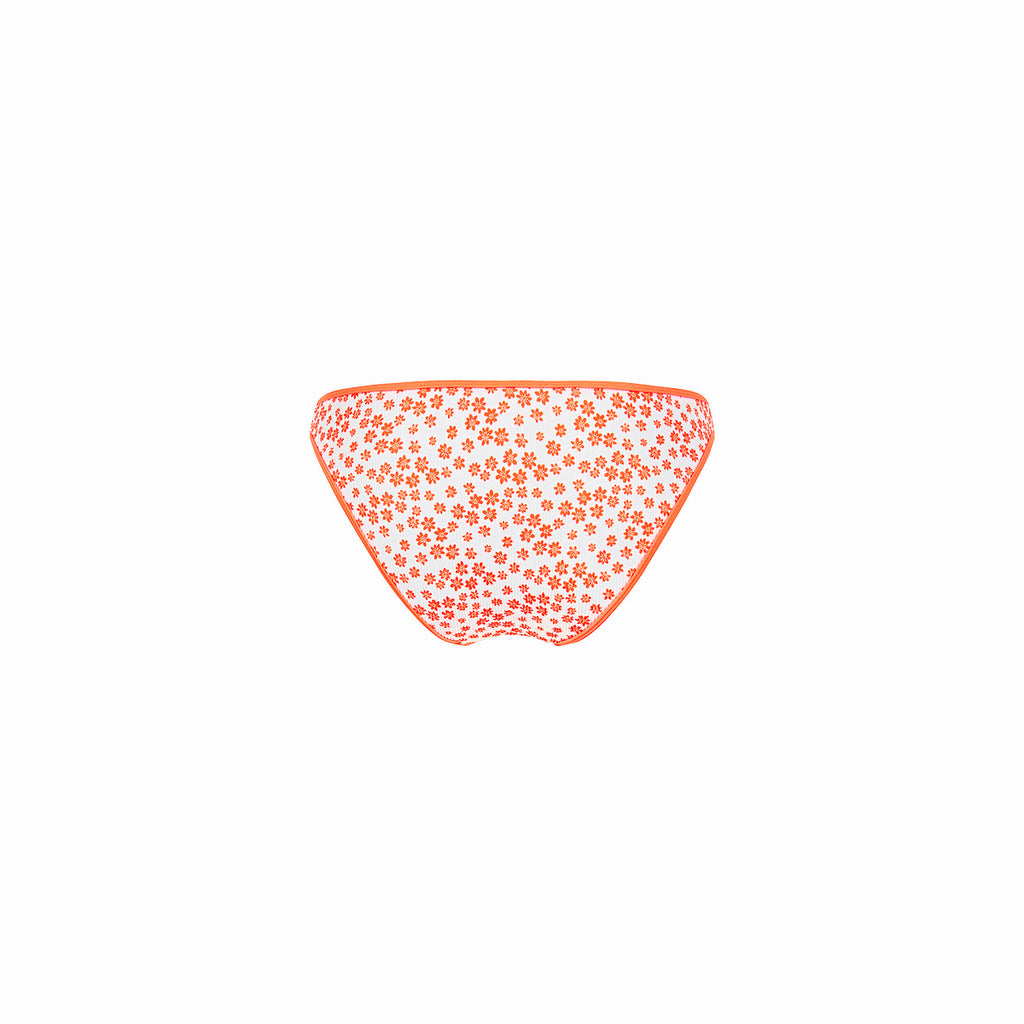 Modest Bind Full Coverage Bikini Bottom - Orange Fantasy