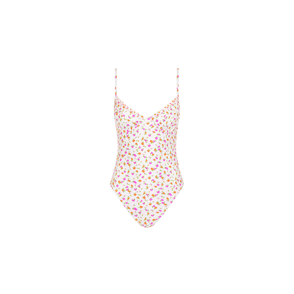 Double Ruffle Underwire One Piece - Rosie Posie