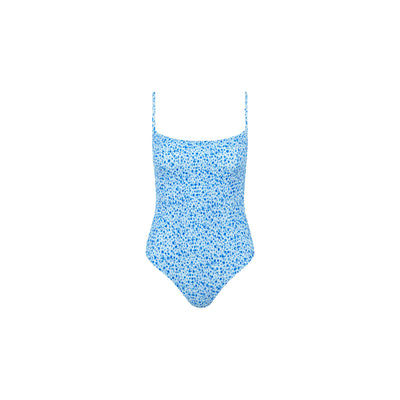 Shirred Low Back One Piece - Dream Flower