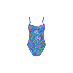 Invisible Underwire One Piece - Electric Bloom
